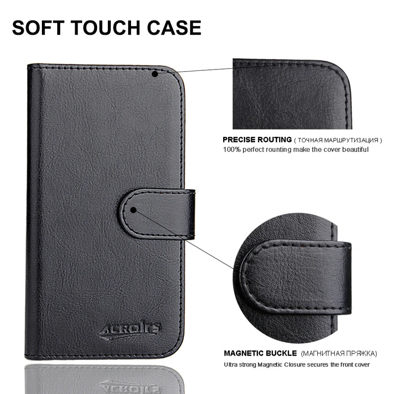 HMD Pulse Case 6.65" 6 Colors Flip Ultra-thin Fashion Customize Soft Leather Exclusive Phone Crazy Horse Cover