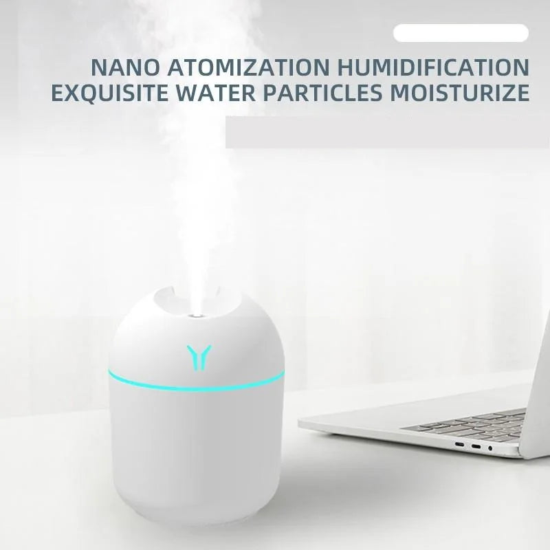 250ML USB Mini Air Humidifier & Aroma Essential Oil Diffuser