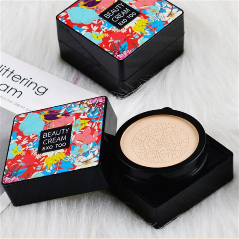 Magic Foundation Mushroom Head Air Cushion CC Cream Waterproof Brighten Foundation Cream Women Base Makeup Face Korean Cosmetics