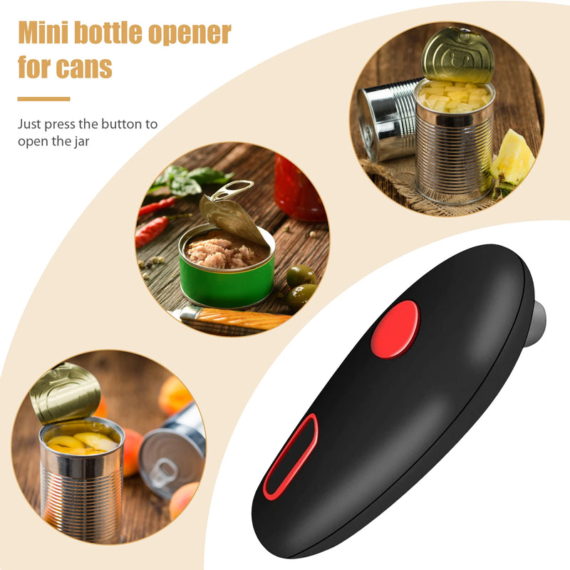 Touch Automatic Can Opener - Electric Jar &amp; Bottle Lid Opener