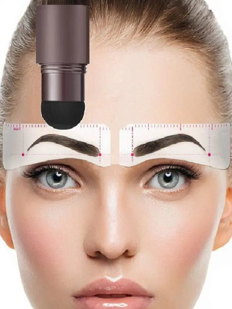 makeup products Eyebrow Stamp Shaping Kit Set maquiagem Hairline Enhance Make-up for women 화장품 maquillage femme