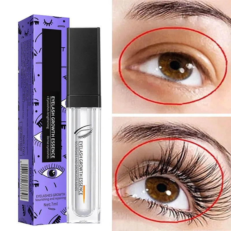 7 Day Eyelash Growth Serum Natural Curl Lengthen Beauty Health Volume & Thicken Eyelash Treatment Eyelash Eyebrow Enhancer