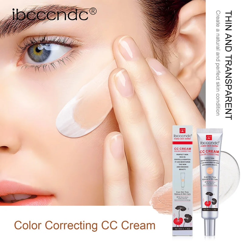 Moisturizing Correcting CC Cream Waterproof Anti-sweat Makeup Before Concealer Lasting Women Makeup Protect Skin erborian Make