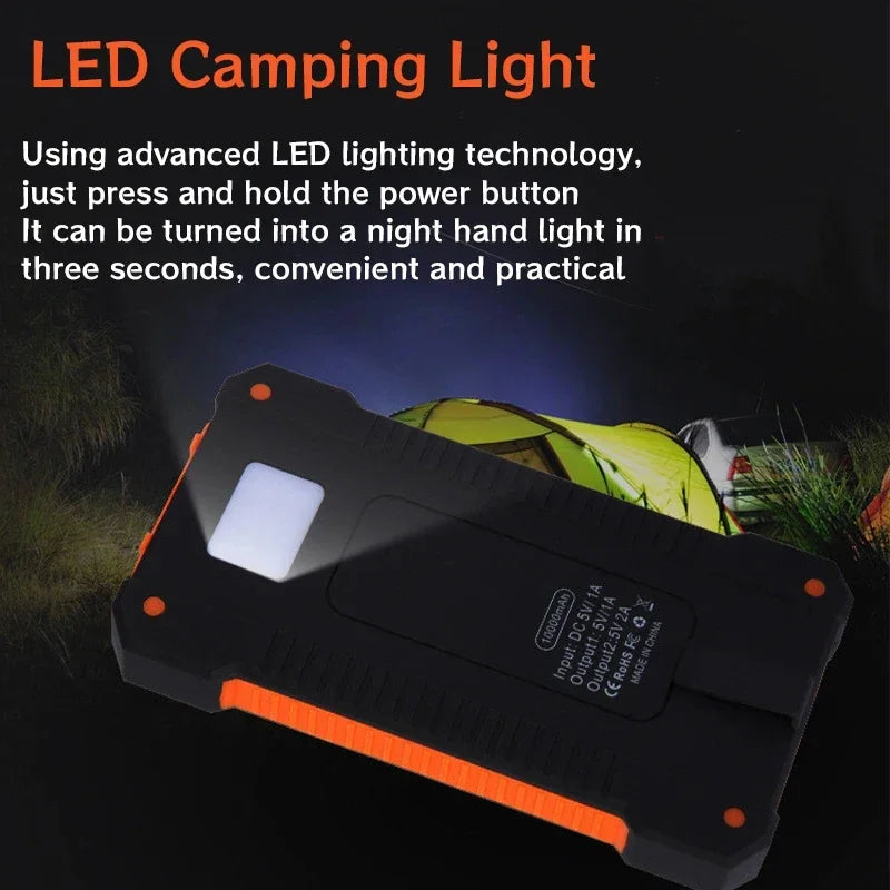 Xiaomi 200000mAh Solar Power Bank Outdoor Wild Camping Large Capacity Backup Power Portable With Compass Supply Rapid Charging