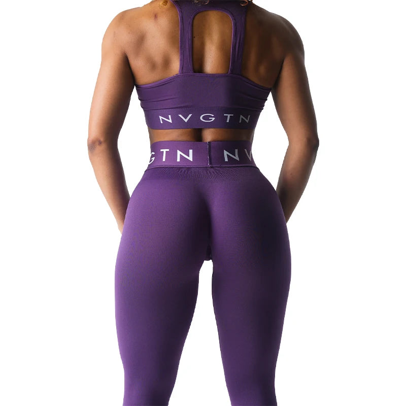 NVGTN Sport Seamless Leggings - Women's Spandex Fitness Tights