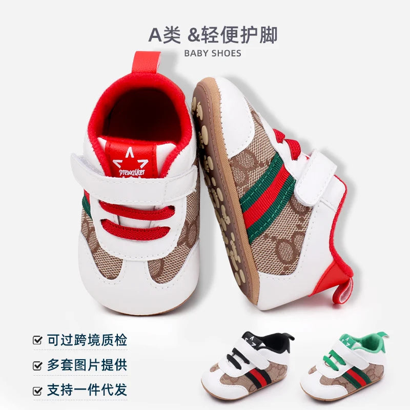 Baby Shoes Spring and Autumn Sneaker Outdoor Sport Style for Boys and Girls Toddler Newborn 2024 New Fahion High Quality BB3238