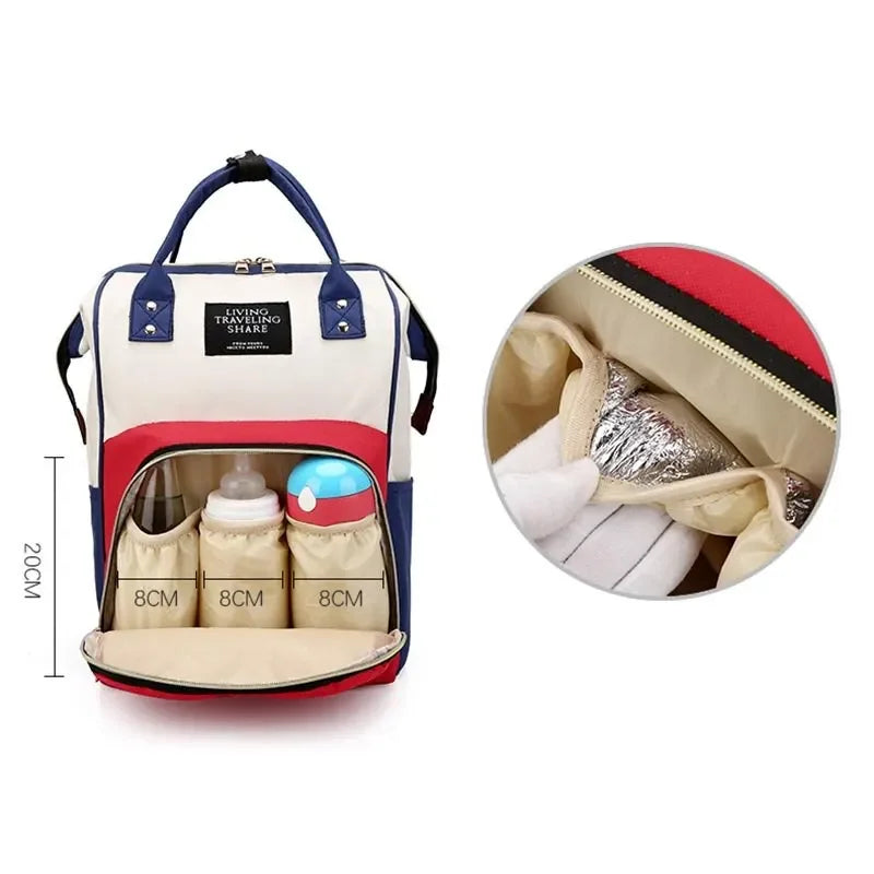 Diaper Bag Mummy Backpack Large Capacity Bag Mom Baby Multi-function Waterproof Outdoor Travel Diaper Bags For Baby Care