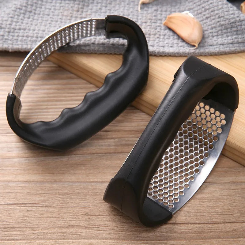 Stainless Steel Garlic Press Crusher Manual Garlic Mincer Chopping Garlic Tool Fruit Vegetable Tools Kitchen Accessories Gadget