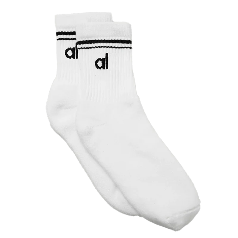 Yoga Socks with Full Logo - Unisex Mid-Length Sports & Leisure Socks