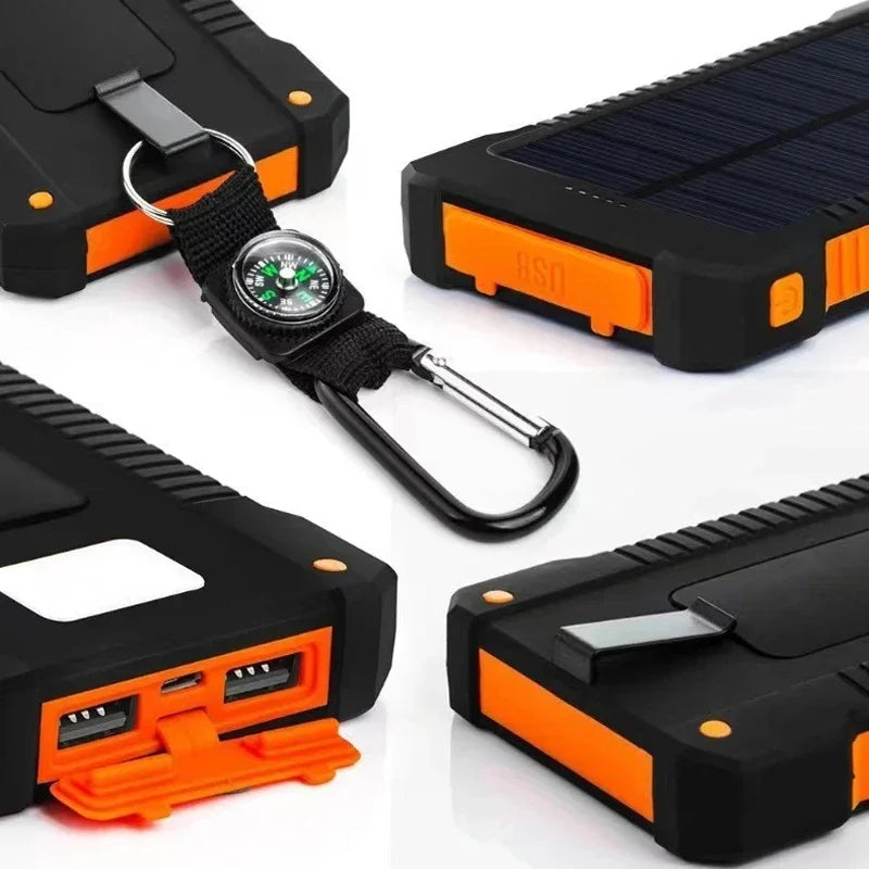 Xiaomi 200000mAh Solar Power Bank Outdoor Wild Camping Large Capacity Backup Power Portable With Compass Supply Rapid Charging