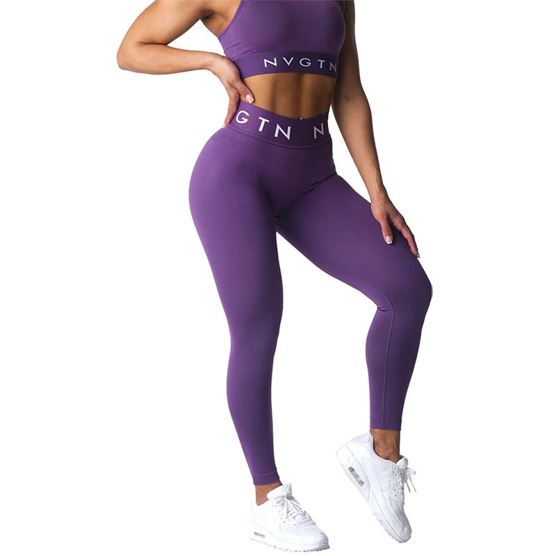 NVGTN Sport Seamless Leggings - Women's Spandex Fitness Tights