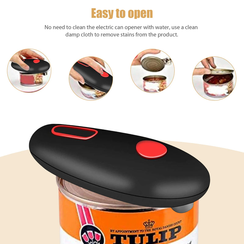 Touch Automatic Can Opener - Electric Jar &amp; Bottle Lid Opener