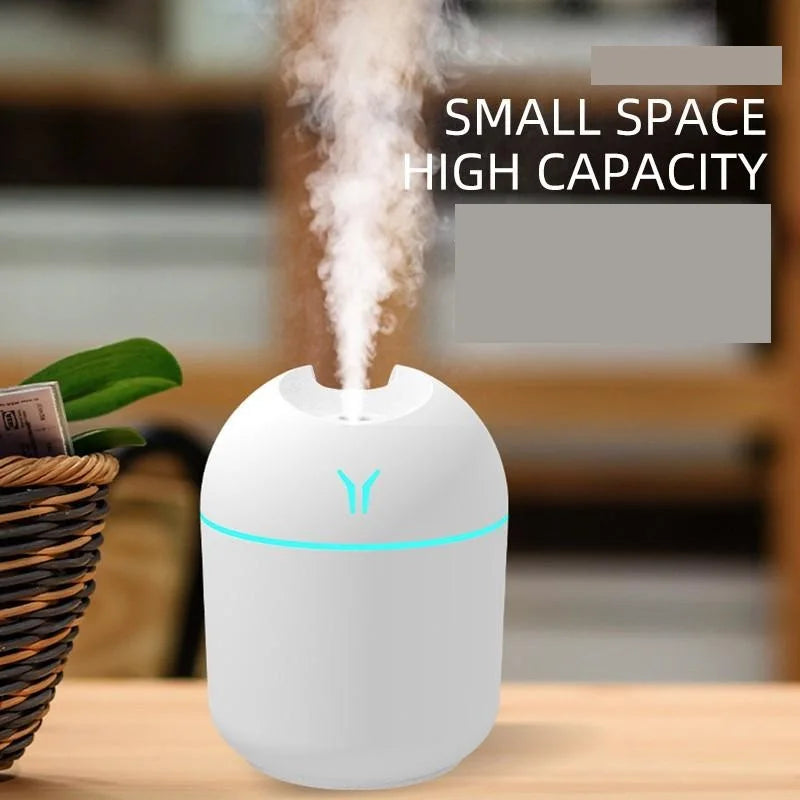 250ML USB Mini Air Humidifier & Aroma Essential Oil Diffuser