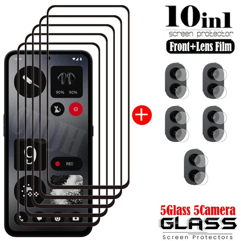 Full Cover Full Glue Tempered Glass For Nothing CMF Phone 1 Screen Protector Glass For Nothing CMF Phone 1 Camera Film