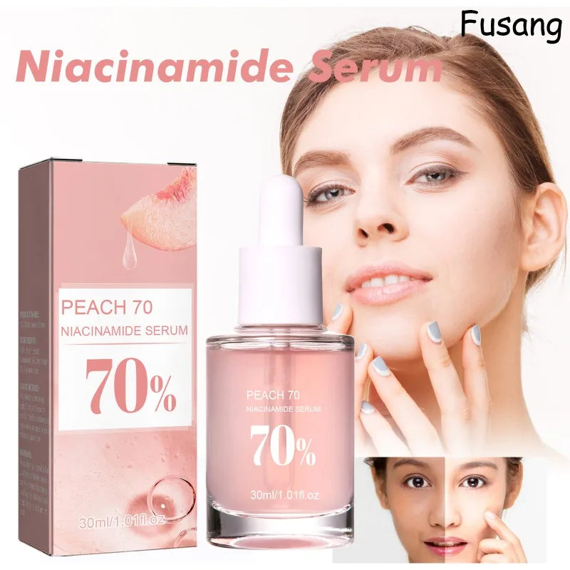 Women Facial Bleaching Serum Moisturizing Fade Dull Melasma Brighten Serum Niacinamide Lighten Essence Fade Fine Lines Skin Care