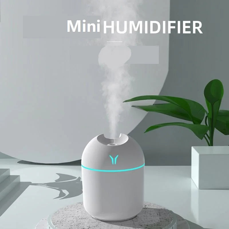 250ML USB Mini Air Humidifier & Aroma Essential Oil Diffuser